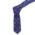 Купить узкий синий галстук с гербом thumb