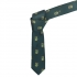 Зеленый галстук с гербами thumb