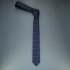 Недорогой модный стильный узкий галстук синего цвета thumb