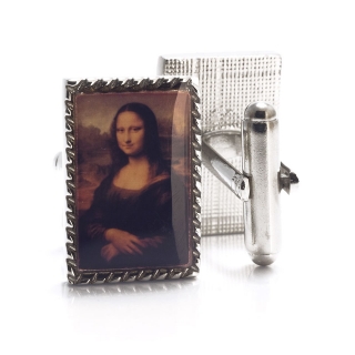 Запонки #029 (Мона Лиза)